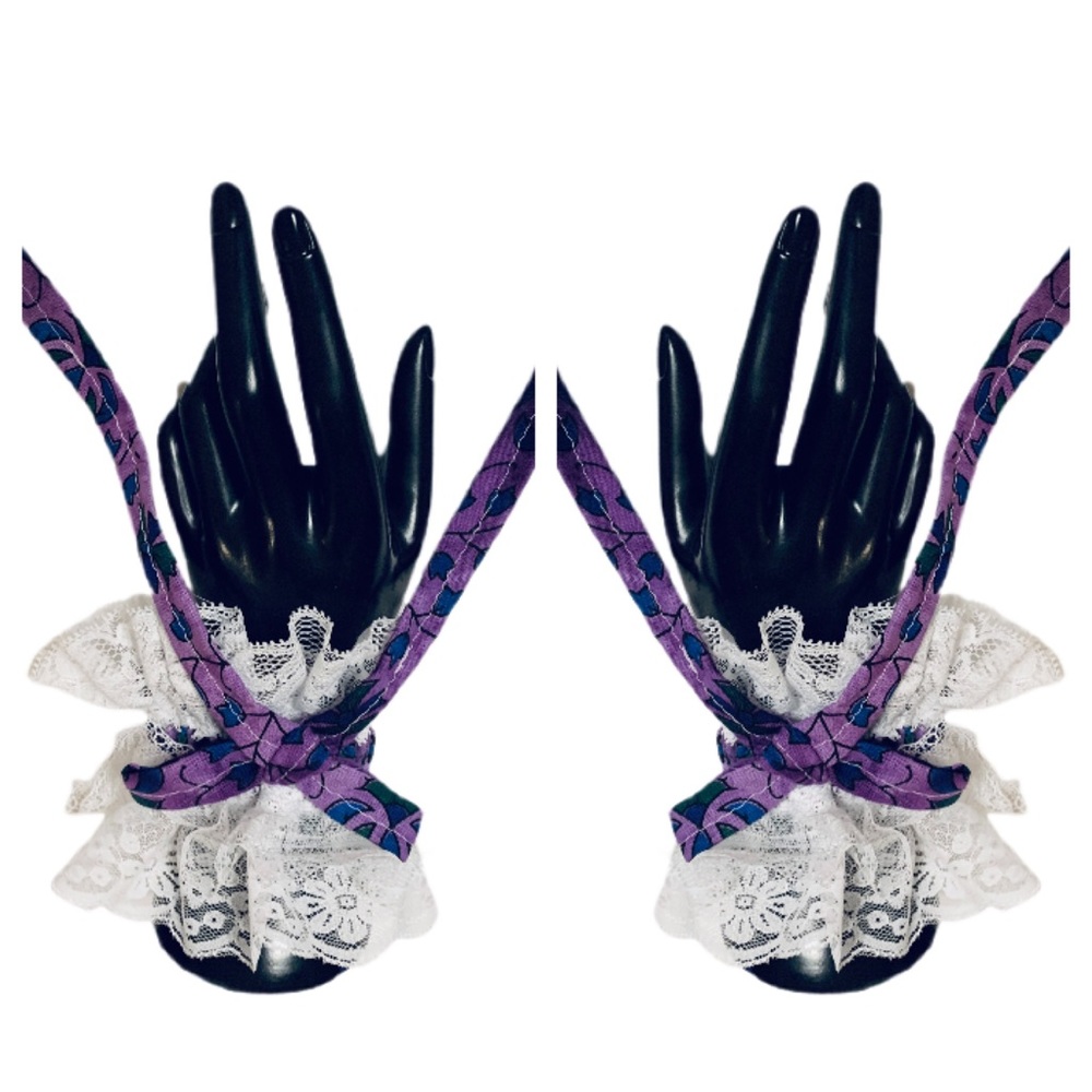 Lace Cuffs Set Handmade